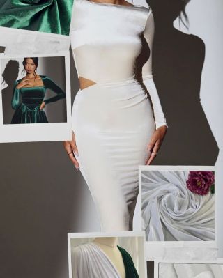 Velur je prostě láska – měkký, hřejivý a přitom tak elegantní! Na zimní svatební nebo sváteční šaty je jako stvořený. Dodá...